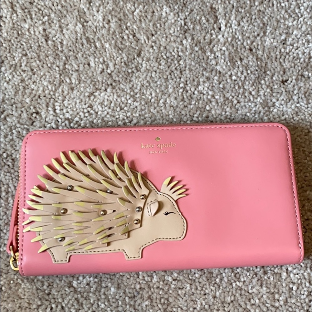 Kate Spade NWOT Porcupine “Look sharp” Wallet